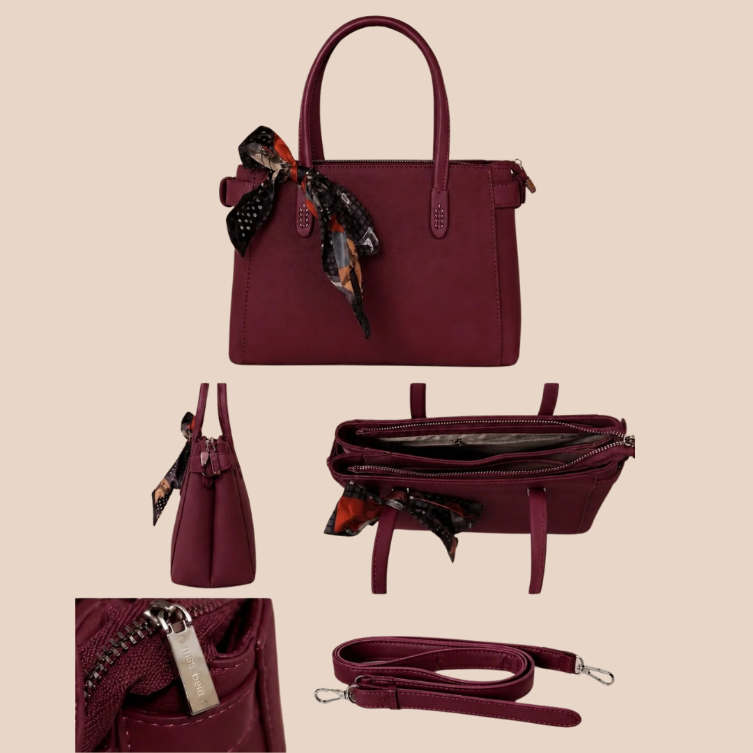 Weekend Tote Bag – Burgundy